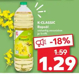Kaufland K-CLASSIC Rapsöl Angebot