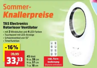 TAS Electronics Rotorloser Ventilator