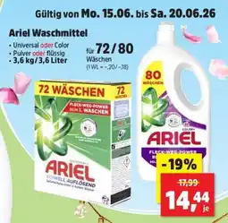 Thomas Philipps Ariel Waschmittel Angebot