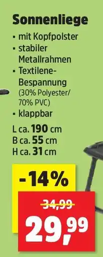 Thomas Philipps Sonnenliege Angebot