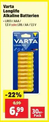 Thomas Philipps Varta Longlife Alkaline Batterien Angebot