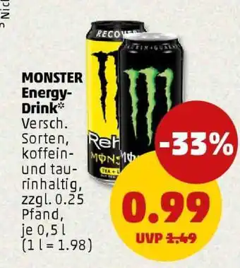 PENNY Monster energy drink Angebot