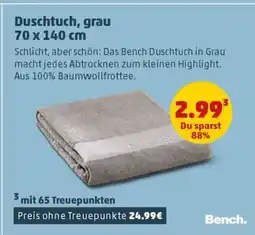 PENNY Duschtuch, grau 70 x 140 cm Angebot