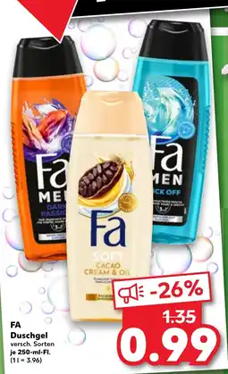 Kaufland FA Duschgel Angebot