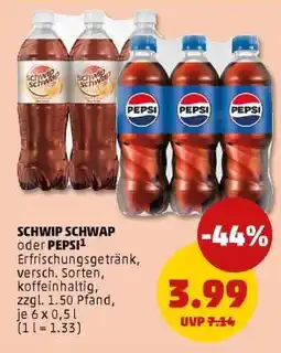 PENNY SCHWIP SCHWAP oder PEPSI Angebot