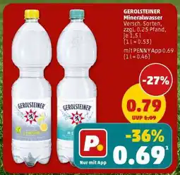 PENNY Gerolsteiner Mineralwasser Angebot
