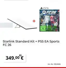 MediaMarkt Starlink Standard Kit + PS5 EA Sports FC 26 Angebot
