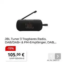 MediaMarkt JBL Tuner 3 Tragbares Radio Angebot