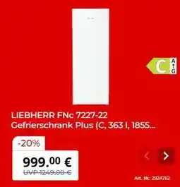 MediaMarkt LIEBHERR FNc 7227-22 Angebot