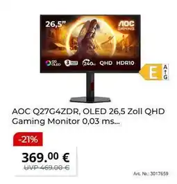 MediaMarkt AOC Q27G4ZDR Angebot