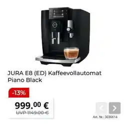 MediaMarkt JURA E8 (ED) Kaffeevollautomat Piano Black Angebot