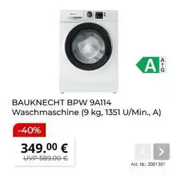 MediaMarkt BAUKNECHT BPW 9A114 Angebot