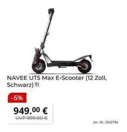 MediaMarkt NAVEE UT5 Max E-Scooter Angebot