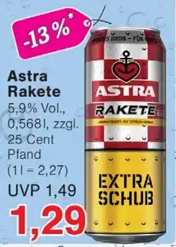 Wiglo Wunderland Astra Rakete Angebot