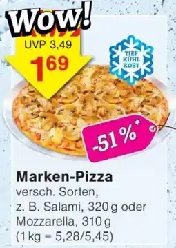 Wiglo Wunderland Marken-Pizza Angebot