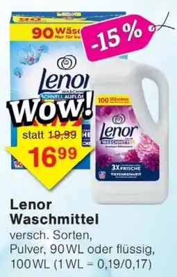 Wiglo Wunderland Lenor Waschmittel Angebot