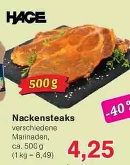 Wiglo Wunderland HAGE Nackensteaks Angebot