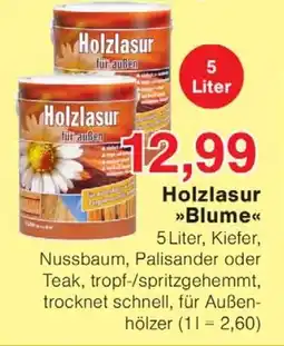 Wiglo Wunderland Holzlasur Blume Angebot