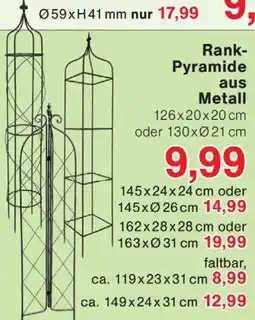 Wiglo Wunderland Rank Pyramide aus Metall Angebot