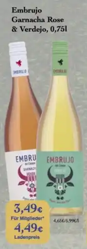 LPG Biomarkt Embrujo Garnacha Rose & Verdejo Angebot