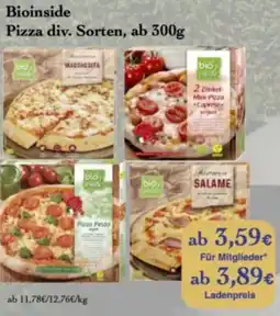 LPG Biomarkt Bioinside Pizza Angebot