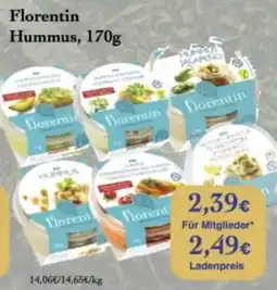 LPG Biomarkt Florentin Hummus Angebot