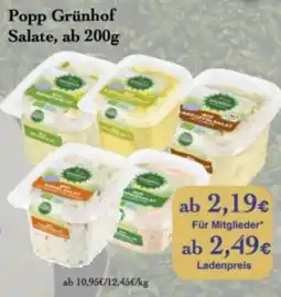 LPG Biomarkt Popp Grünhof Salate Angebot