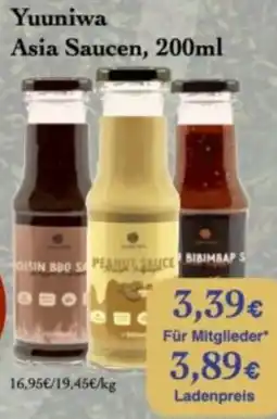 LPG Biomarkt Yuuniwa Asia Saucen Angebot