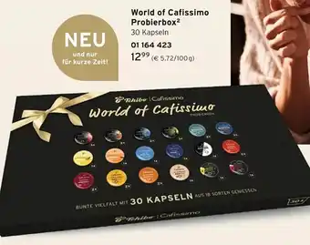 Tchibo World of Cafissimo Probierbox Angebot