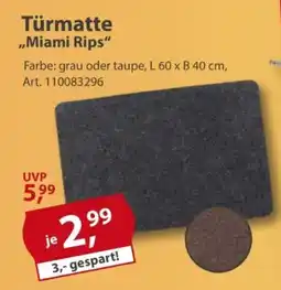 Sonderpreis Baumarkt Türmatte „Miami Rips" Angebot