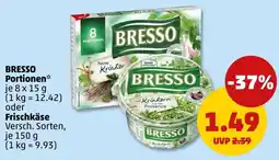 PENNY BRESSO Portionen oder Frischkäse Angebot