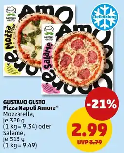 PENNY GUSTAVO GUSTO Pizza Napoli Amore Angebot
