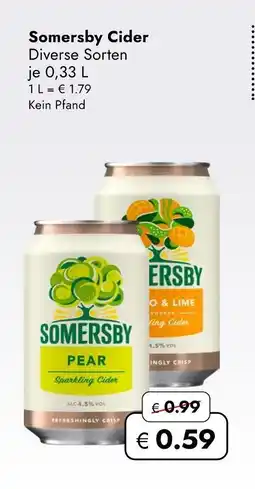 Travel Free Somersby cider Angebot