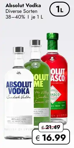 Travel Free Absolut Vodka Angebot