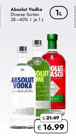 Travel Free Absolut vodka Angebot