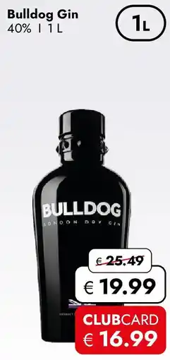 Travel Free Bulldog Gin Angebot