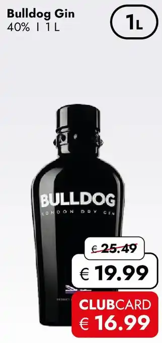 Travel Free Bulldog Gin Angebot
