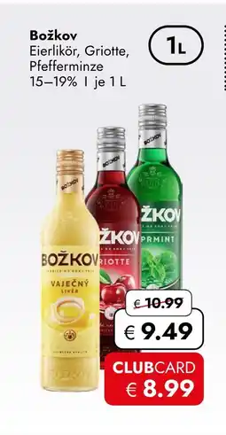 Travel Free Božkov eierlikör Angebot