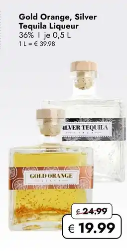 Travel Free Gold orange, silver tequila liqueur Angebot