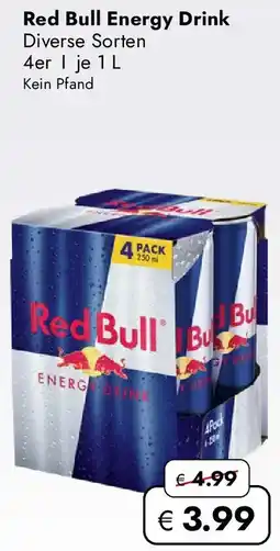 Travel Free Red Bull Energy Drink Angebot
