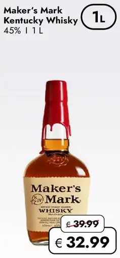 Travel Free Maker's Mark Kentucky Whisky Angebot