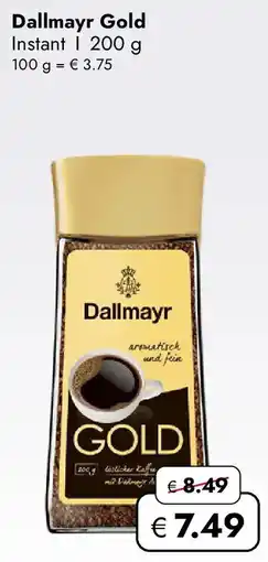 Travel Free Dallmayr Gold Instant Angebot