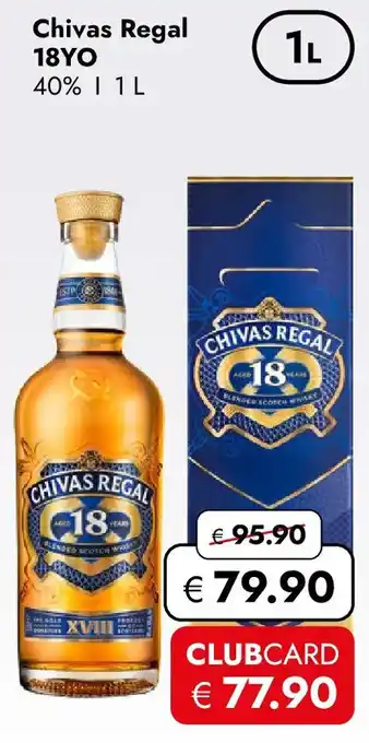 Travel Free Chivas Regal 18YO Angebot