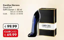 Travel Free Carolina herrera good girl edps damen Angebot