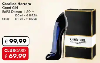 Travel Free Carolina Herrera Good Girl EdPS Damen Angebot