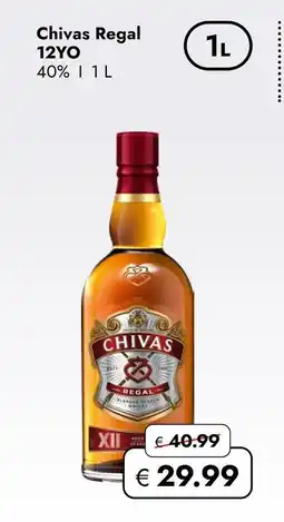 Travel Free Chivas regal 12yo Angebot