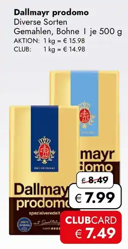 Travel Free Dallmayr prodomo Angebot