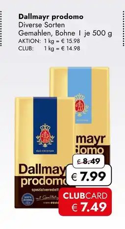 Travel Free Dallmayr prodomo Angebot