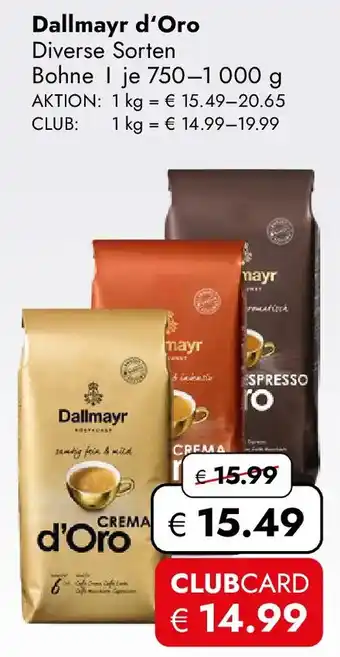 Travel Free Dallmayr d'Oro Angebot
