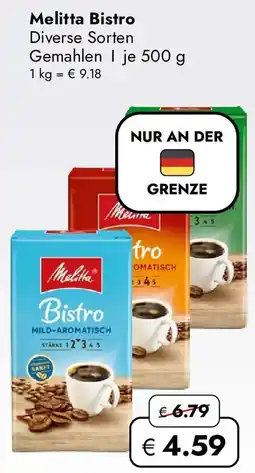 Travel Free Melitta Bistro Angebot